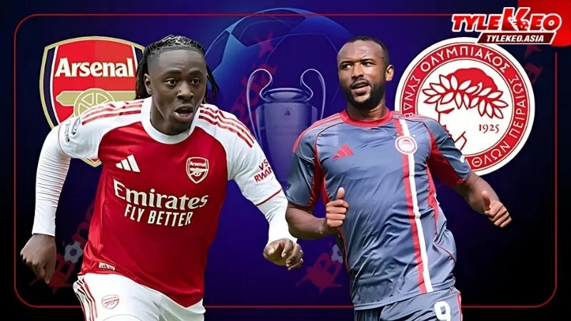 Trận đấu Arsenal vs Olympiakos tại Champions League