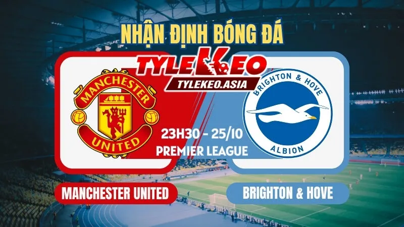 Soi Kèo Manchester United Vs Brighton 25/10: Quỷ Đỏ 3 - 1 Mồng Biển